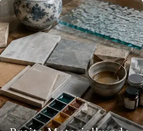 Materialkunde – Farb- und Materialproben im Atelier luxconservatio