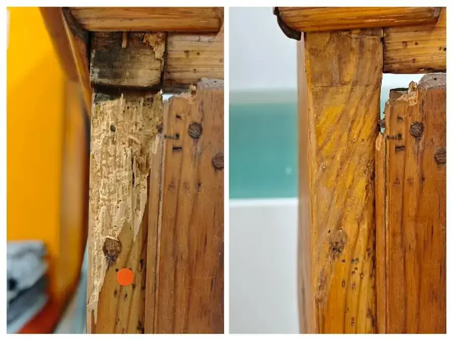 Standuhrenaufsatz – Holzverbindung Restaurierung, luxconservatio Berlin